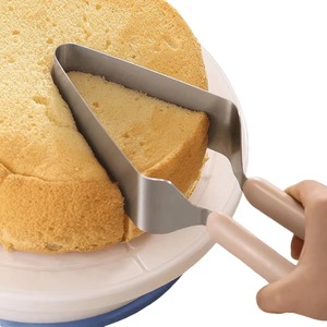 Diviseur de gâteau en acier inoxydable, spatule de découpe intégrée, trancheuse à gâteau antidérapante, outil de découpe pour pizzas et gâteaux à étages - Product Image 1