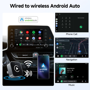 GRANDnavi <strong>Wireless</strong> Carplay <strong>Adapter</strong> 2 in 1 Make OEM Wired to <strong>Wireless</strong> Tiny Size Fast Easy Connection USB-C <strong>Wireless</strong> <strong>Android</strong> <strong>Auto</strong> - Product Image 3