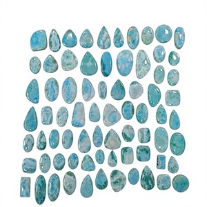 Natural <b>LARIMAR</b> Loose Gemstone Cabochon Polished Mix Shape Crystal of All Sizes for <b>Jewelry</b> Pendant Making - Product Image 1