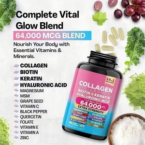 מפעל לייצור מוצרי יופי למבוגרים בתווית פרטית (OEM) במלאי, מוצר יופי למבוגרים, מכירה חמה באמזון, ויטמיני קפסולות קולגן - Product Image 3