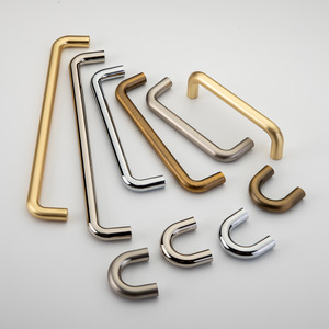 Poignées de meuble en alliage de zinc en forme de U Masanari 303, quincaillerie moderne et minimaliste pour tiroirs et portes de placard - Product Image 2