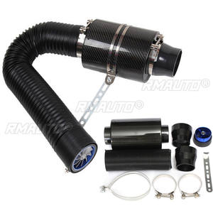 Sistema Universal de Admisión de Aire Frío para Coche con Ventilador, Kit de Filtro de Admisión de Aire Frío de Fibra de Carbono para Carreras, Caja de Filtro Ram - Product Image 2