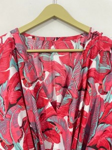 Drawstring Waist Floral Print Kaftan <b>Dress</b> for Women <b>Boho</b> Style <b>Long</b> <b>Dress</b> Relaxed Fit Gathered Casual Wear Outfit - Product Image 3