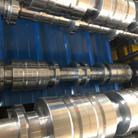 Ligne de production complète de machines de profilage à double couche avec dérouleur hydraulique pour le traitement des tôles galvanisées PPGI