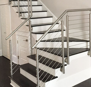 Edelstahl-Glasgeländerpfosten mit Halterungen/<span class=keywords><strong>Plexiglas</strong></span>-Geländer/Glaspfosten für Außenbereich Aluminium-Kabelgeländerpfosten - Product Image 6