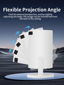 Mini Proyector Inteligente WiFi Portátil con Duplicación <span class=keywords><strong>de</strong></span> Pantalla Inalámbrica HD para Cine en Casa y Proyección en la Pared del Dormitorio - Product Image 2