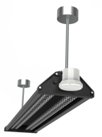 IP66 étanche 60W 4100K pour lumière haute baie linéaire suspendue pour centre commercial en alliage d'aluminium garantie de 5 ans