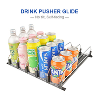Plateau de rangement pour canettes de soda en plastique pour réfrigérateur, idéal pour les supermarchés