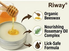 บาล์มบำรุงอุ้งเท้าสัตว์เลี้ยง Riway Natural ขนาด 60 กรัม ออร์แกนิค สำหรับสุนัขและแมว ช่วยปกป้อง ฟื้นฟู และซ่อมแซมอุ้งเท้าและจมูกที่แห้งแตก - Product Image 5