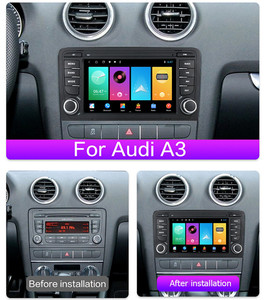 7 pouces <span class=keywords><strong>Double</strong></span> <span class=keywords><strong>Din</strong></span> Android11 autoradio stéréo lecteur vidéo DVD pour <span class=keywords><strong>Audi</strong></span> <span class=keywords><strong>A3</strong></span> avec lecteur multimédia BT Navigation GPS - Product Image 6