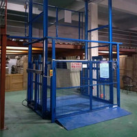 Table élévatrice hydraulique pour marchandises Ascenseur vertical hydraulique pour marchandises Ascenseur mural pour marchandises