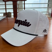 Produsen Topi Golf 5 Panel Berlubang Potongan Laser Kustom di Cina