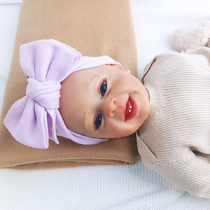 Paleo <strong>Baby</strong> Knitted <strong>Headband</strong> Soft Thin Knit Pink Kids Cotton Hair Band Purple Toddler <strong>Baby</strong> Elastic Bowknot <strong>Headbands</strong> - Product Image 5
