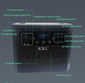 Xách Tay 2000W Trạm điện 2016wh pin lithium nhà ngoài trời khẩn cấp cắm trại sao lưu tinh khiết Sine Wave xe - Product Image 5