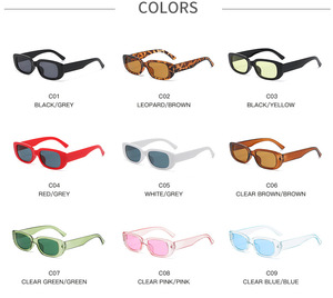All'ingrosso 2025 Vintage occhiali da <span class=keywords><strong>sole</strong></span> Logo personalizzato piccola cornice in plastica Gafas De Sol colori caramella UV400 tonalità retrò alla moda <span class=keywords><strong>sole</strong></span> - Product Image 5