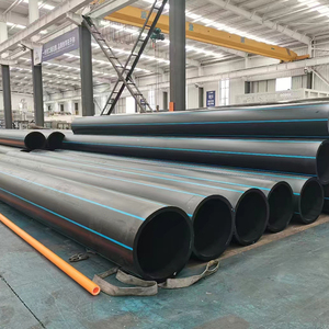 Tubería de construcción de HDPE, tubo de pico, tuberías de suministro de agua subterránea Pe100 25mm 75mm 110mm 200mm 315mm 400mm - Product Image 5