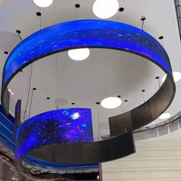 Écran LED flexible transparent Film souple LED transparent Film verre LED cristal