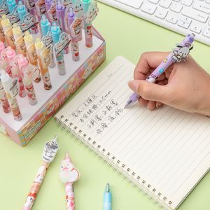 Sanrios 48 pz Kawaii KT Cinnamorolled penna Gel 0.5 acrilico nero pressa penna a sfera per bambini materiale scolastico cartoleria Cartoon <span class=keywords><strong>Anime</strong></span> - Product Image 5