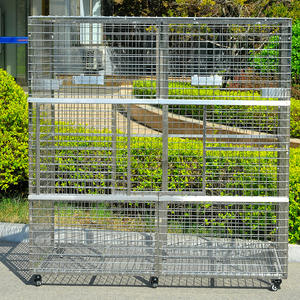 Lize in acciaio inox Multi-modello di gabbia per animali domestici porta uccelli gabbia pappagallo gabbia per la vendita - Product Image 3