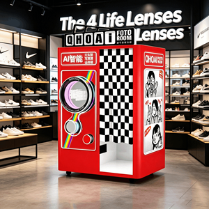 Cabina <span class=keywords><strong>de</strong></span> Fotos Automática 2026 con Impresión Instantánea para Centros Comerciales - Product Image 1