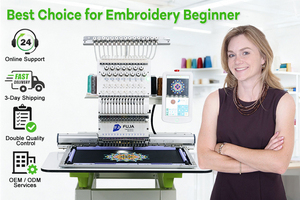 Đầu duy nhất 12 15 20 đa kim máy vi tính hat Logo t Áo sơ mi đơn đầu thêu máy để bán - Product Image 2