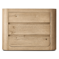 Nouvelle mode de commode en bois massif à 6 tiroirs commode en bois de chambre en chêne