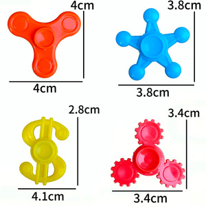 Juguetes de Plástico Jincan, Mini Spinner de 4cm, Multiforma, Giroscopio de Dedo, Juguete Educativo Popular para Niños - Product Image 6