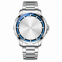 Usine de bijoux OEM ODM Ailang 8650 Montre automatique pour homme, phase de lune creuse, bracelet en cuir de luxe 20 mm