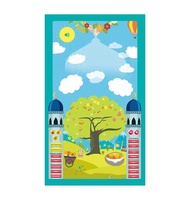 Prix de gros direct d'usine, cadeau islamique du Ramadan, tapis de prière interactif électronique pour enfants musulmans, tapis de prière AS-MT300