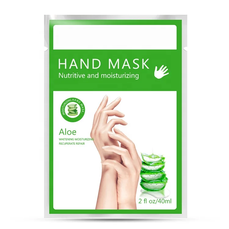 Natural Aloe Remove Dead Skin Exfoliating Moisturizing Hand Peeling Hand Care Mask Hand Mask