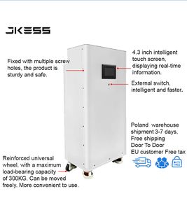 JKESS 51.2V 280Ah 15KWh Lifepo4 Kits de batterie Pack de batterie BMS intégré - Product Image 6