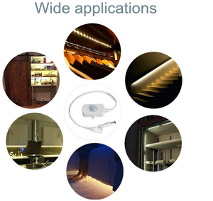 Cảm biến <span class=keywords><strong>DC</strong></span> 12V <span class=keywords><strong>24V</strong></span> đầu vào chuyển động phát hiện ánh sáng độ sáng Dimmable Mini PIR chuyển đổi ánh sáng - Product Image 3