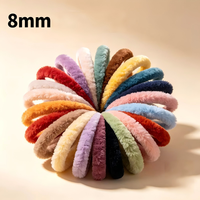 Bâtonnets de chenille épais de 8 mm, bandes de peluche denses, kit de matériel pour fleurs DIY, fabricant chinois, vente en gros