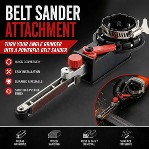 Acessório de Lixadeira de Cinta para Esmerilhadeira Angular, Mini Máquina de Lixar para Polimento de Metal, Acabamento de Madeira e Móveis - Product Image 1