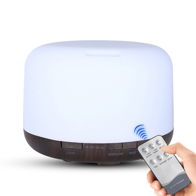 New air Aroma Diffuser Essential Oil Ultrasonic Machine with Smart Aromatherapy Electric Diffusers Remote Control for Home