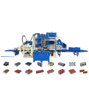 Small Machines For Home Business QT4-24 High Profit Industrial Flyash Sand Solid Brick Making Machine