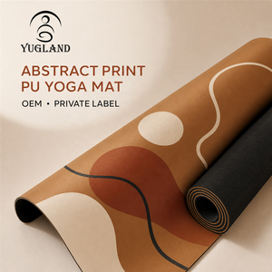Tapete de Yoga de Goma PU Suave de Marca Privada Yugaland, 183*68cm, Logotipo Personalizado, Antideslizante, para Ejercicio - Product Image 1