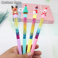 Stylos gel à encre noire Yilan Q8 personnalisables avec logo, modèle tendance, largeur d'écriture 0,5 mm, mignons et créatifs, stylo étudiant à paillettes liquides