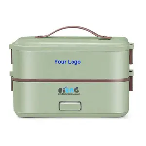 Korean Style Portable Bento Stainless Steel Container Electric Food Warmer Lunch Box