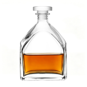 Carafe à <span class=keywords><strong>whisky</strong></span> en <span class=keywords><strong>cristal</strong></span> transparent NOVARE Luxury 800 ml avec bouchon en silicone, <span class=keywords><strong>verre</strong></span> sans plomb, logo personnalisable OEM/ODM - Product Image 6