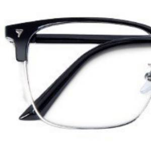 แว่นตาครึ่งกรอบทรงสี่เหลี่ยมเลนส์ PC ป้องกันแสงสีฟ้า รุ่นผู้ชาย ผลิตที่ไถโจว รหัสสินค้า 31006 - Product Image 4