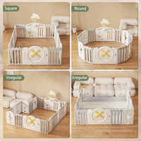 Ensemble de jeux gonflables pour bébé en plastique pour intérieur/extérieur, toboggan, balançoire, château, équipement d'amusement, clôture en acier galvanisé
