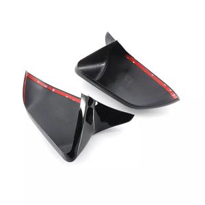 Cubiertas para Retrovisores Ford Mustang Bullhorn, Negro Brillante, Juego Completo 2015-2022, Material ABS - Product Image 3