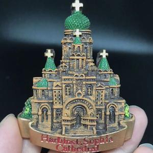 Imán de Resina Personalizado con Forma de Monumento, Recuerdo 3D de Iglesia o Castillo para Europa y EE. UU., Regalo Turístico, ODM, OEM - Product Image 1