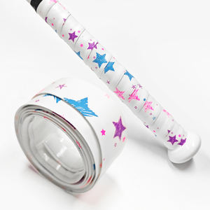 バットグリップテープ,カスタムロゴ厚いPUオーバーグリップ滑り止めクッション付きラケットグリップ - Product Image 1