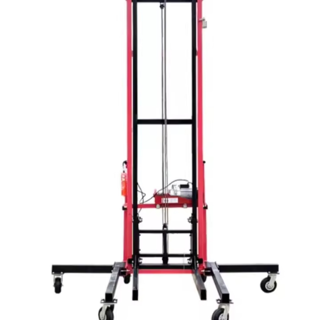 Professional Electric Fire Pipe Lift Stacker with Steel Construction and Wire Rope Sling New