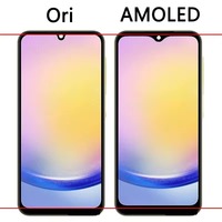 Layar Sentuh LCD Incell Tipe 6.5" Teruji untuk Samsung A25 5G, Luminansi 300-350cd, Garansi 1 Tahun, Frame Tengah Dapat Disesuaikan
