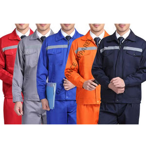 Combinaison de travail unisexe respirante haute visibilité pour usage industriel Uniforme de construction et d'électricien en polyester - Product Image 2