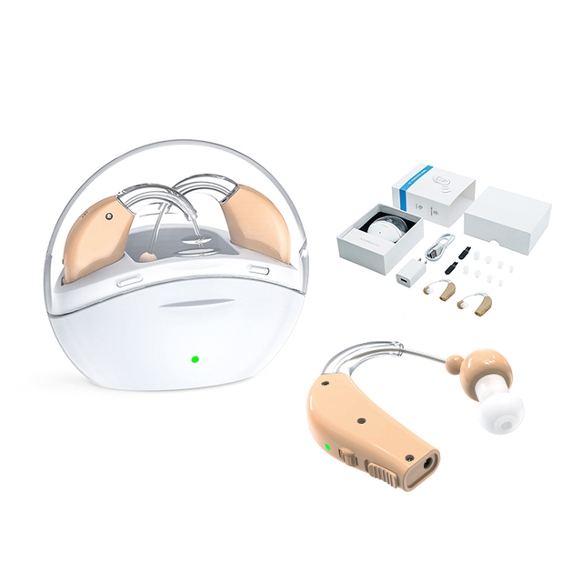 Wholesale Aparelho Auditivo Para Surdez Hearing Losses Noise Cancelling Hearing Amplifier Hearing Aid Device for Seniors