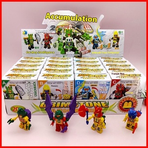 Rompecabezas <span class=keywords><strong>robot</strong></span> cuatro en uno a escala 1:64, Montaje de bloques de construcción, nuevo modelo de juguete de plástico extraño, puesto al por mayor en 2 yuanes - Product Image 2